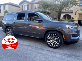 Rent a Jeep Grand Wagoneer Hourly on South Beach