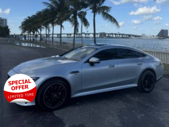 Rent a Mercedes GT 43 Hourly on South Beach