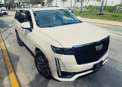 Rent A Cadillac Escalade Hourly on Miami Beach