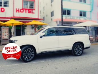 Rent a Cadillac Escalade Hourly on South Beach