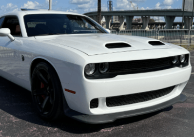Rent A Dodge Hellcat Hourly on Miami Beach