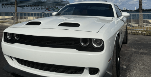 Rent A Dodge Hellcat Hourly on Miami Beach