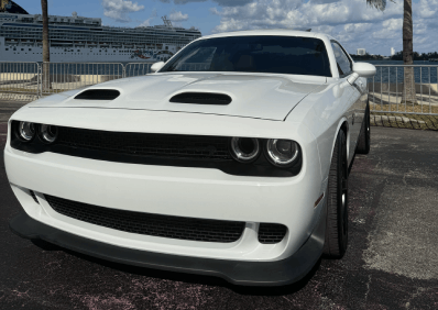 Rent A Dodge Hellcat Hourly on Miami Beach