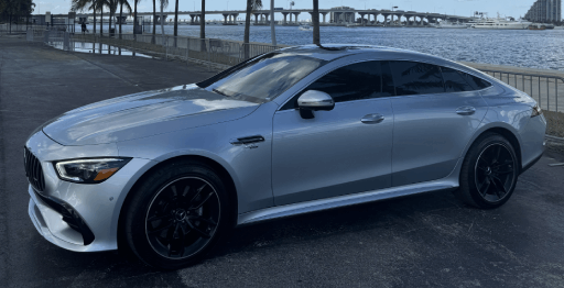 Rent A Mercedes GT 43 Hourly on Miami Beach