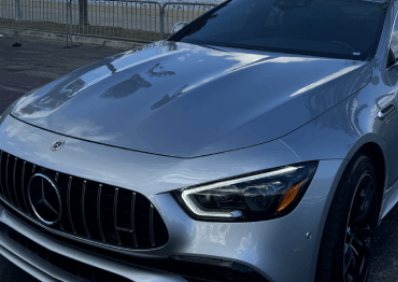 Rent A Mercedes GT 43 Hourly on Miami Beach