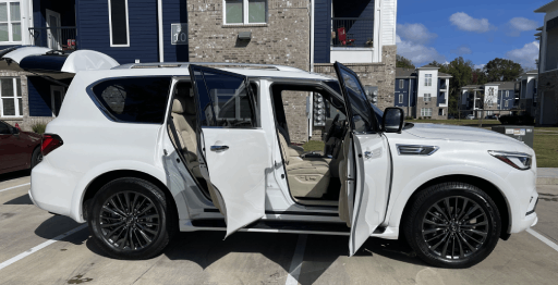 Rent A Infiniti QX80 Hourly on Miami Beach