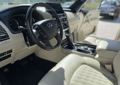 Rent A Infiniti QX80 Hourly on Miami Beach