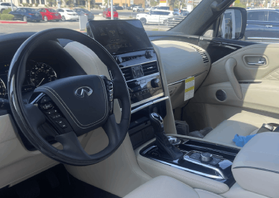 Rent A Infiniti QX80 Hourly on Miami Beach
