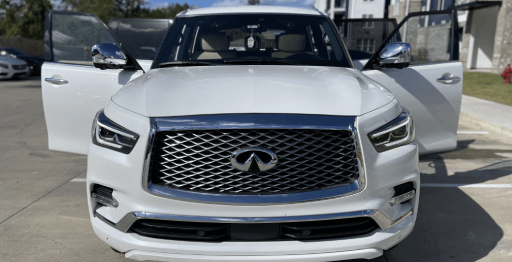 Rent A Infiniti QX80 Hourly on Miami Beach