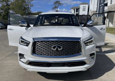 Rent A Infiniti QX80 Hourly on Miami Beach