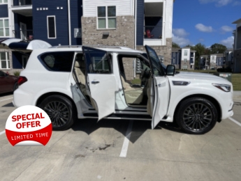 Rent a Infiniti QX80 Hourly on South Beach